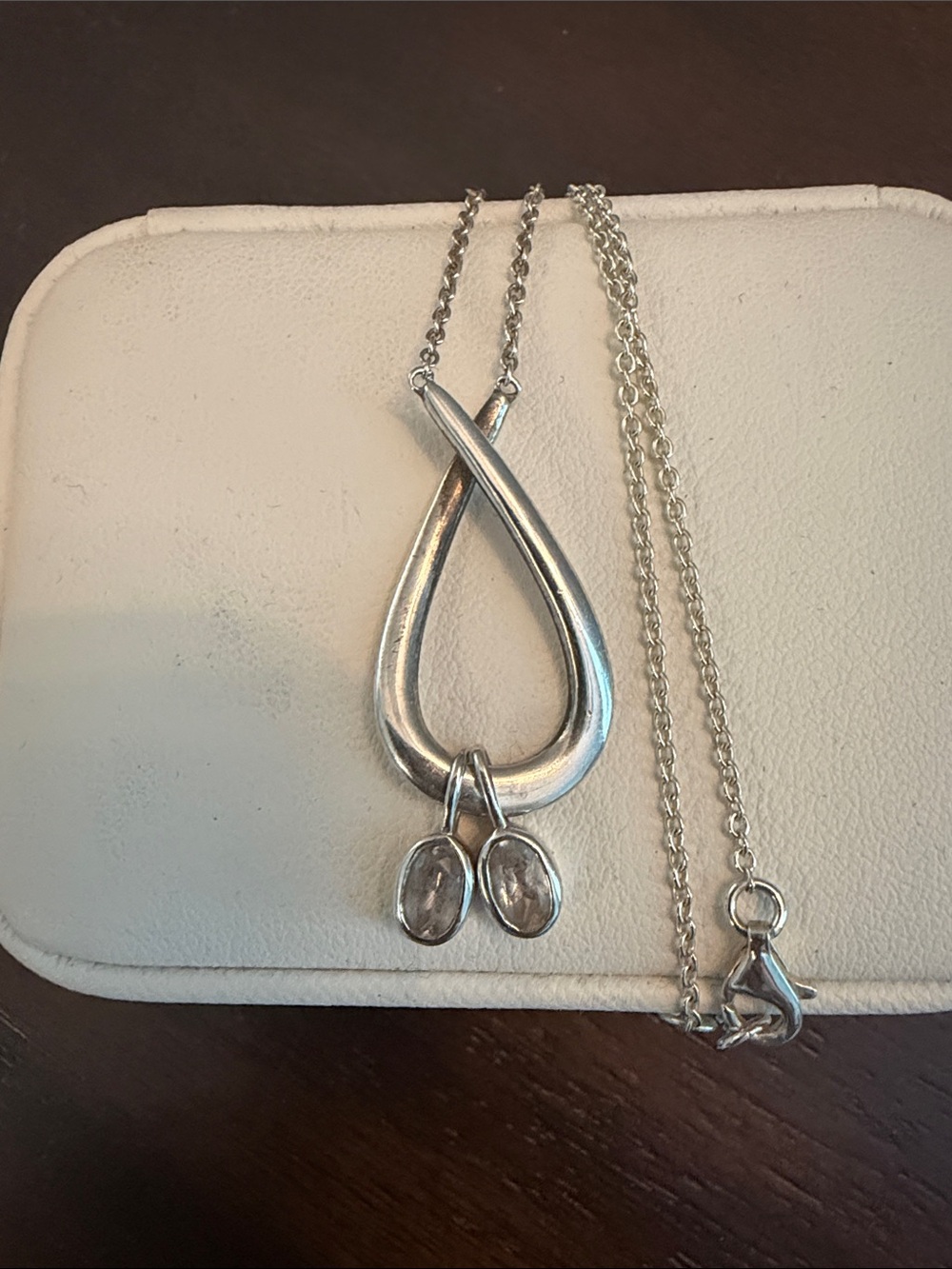 Silver necklace stamped 925
